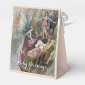 Pink Fairy Baby Blessing Baby Dusche Geschenkschachtel (Rückseite)