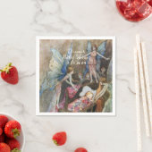 Pink Fairy Baby Blessing Baby Dusche Serviette (Beispiel)