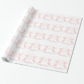 Pink Fairy Baby Dusche Geschenkpapier (Ungerollt)