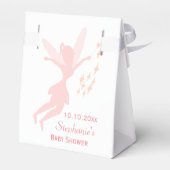 Pink Fairy Baby Dusche Geschenkschachtel (Rückseite)