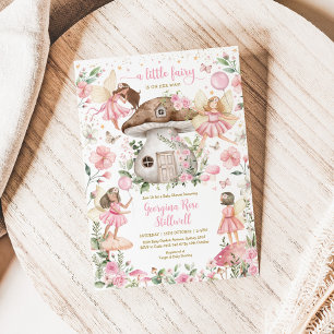 Pink Fairy Baby Dusche verzaubertes Forest Tea Par Einladung