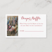 Pink Fairy Baby Segeln Windeln Windeln Raffle Begleitkarte (Vorderseite)