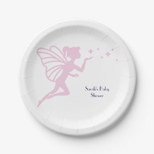Pink Fairy Dust Pappteller (Vorderseite)
