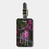 Pink Fairy Duster Gepäckanhänger (Vorderseite vertikal)
