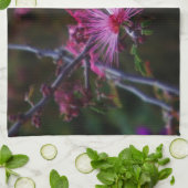 Pink Fairy Duster Geschirrtuch (Gefaltet)