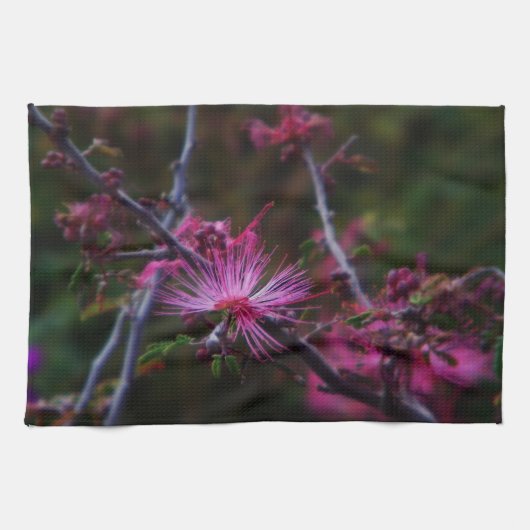 Pink Fairy Duster Geschirrtuch (Horizontal)