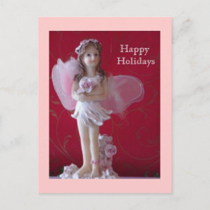 Pink Fairy Foto Postkarte