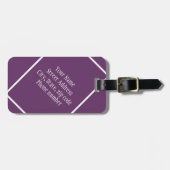 Pink Fairy Gepäckanhänger (Vorderseite horizontal)