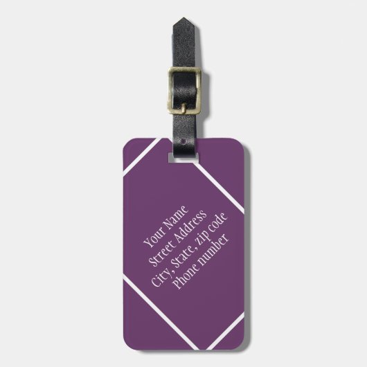 Pink Fairy Gepäckanhänger (Vorderseite vertikal)