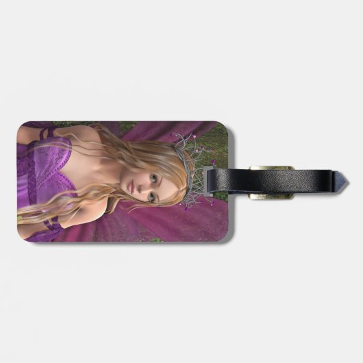 Pink Fairy Gepäckanhänger (Rückseite horizontal)