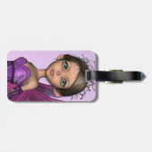 Pink Fairy Gepäckanhänger (Rückseite horizontal)