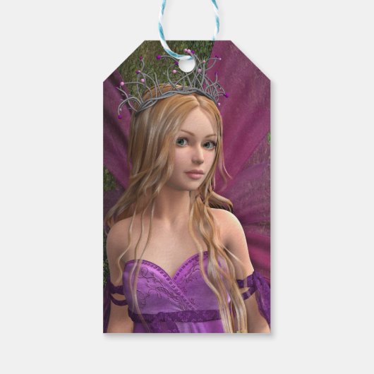 Pink Fairy Geschenkanhänger (Rückseite)