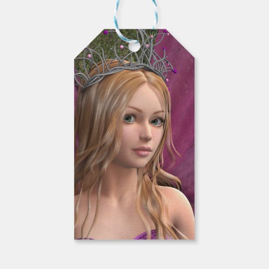 Pink Fairy Geschenkanhänger (Rückseite)