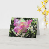 Pink Fairy Greeting Card Karte (Gelbe Blume)