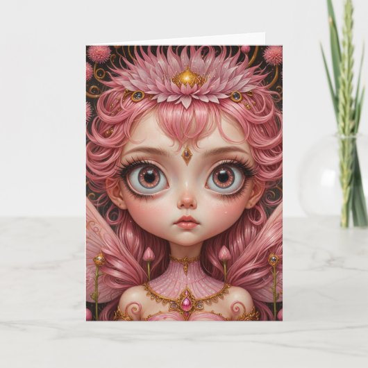 Pink Fairy Karte (Vorderseite)