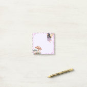 Pink Fairy Memo Pad - Verzaubernde Note Post-it Klebezettel (Auf Schreibtisch)