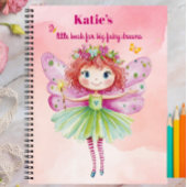 Pink Fairy Notebook Notizheft Gezeichnet für Mädch Notizblock
