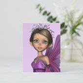 Pink Fairy Postkarte (Stehend Vorderseite)