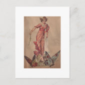 Pink Fairy Postkarte (Vorderseite)