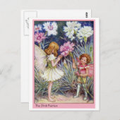 Pink Fairy Postkarte (Vorne/Hinten)