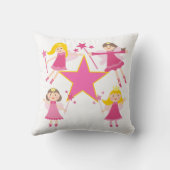 Pink Fairy Princesses Pillow Kissen (Rückseite)