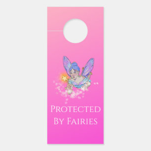 Pink Fairy Protection Door Hanger Türanhänger