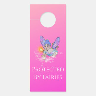 Pink Fairy Protection Door Hanger Türanhänger