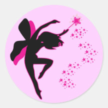 Pink Fairy Sticker
