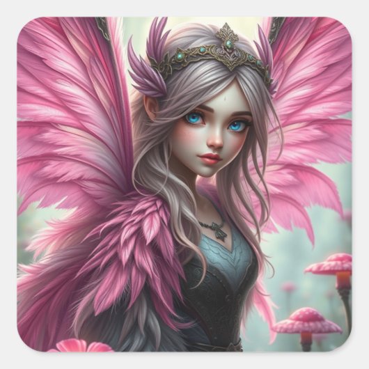 Pink Fairy Stickers (Vorderseite)