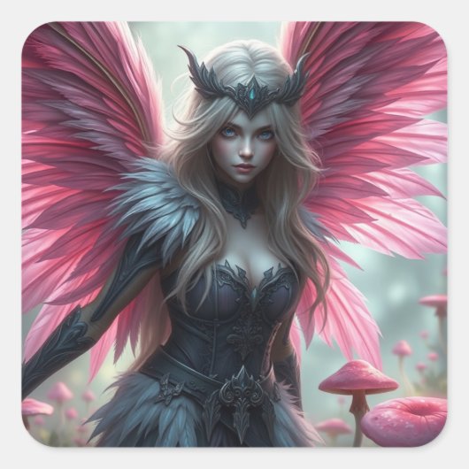 Pink Fairy Stickers (Vorderseite)