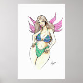 Pink Fairy Wings Poster (Vorne)