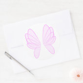Pink Fairy Wings Stickers (Umschlag)