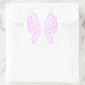 Pink Fairy Wings Stickers (Tasche)