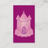 Pink Fairytale Burgen von Bellinzona Visitenkarte (Rückseite)