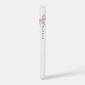 Pink Faith Over Fear IPhone case 15 Hülle (Linke Seite)