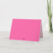 Pink FaLaLa Snowman Weihnachten Briefmarke Foto (Rückseite)
