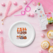 Pink Fall Pumpkin T - Shirt � Niedliche Herbst Gra Pappteller (Party)