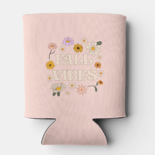 Pink Fall Vibes Dosenkühler (Rückseite)