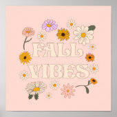 Pink Fall Vibes Poster (Vorne)