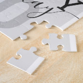 Pink Familie Freunde Foto Collage Happy Birthday Puzzle (Seite)