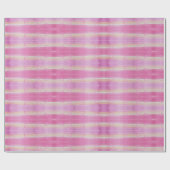 Pink Fandango Lila Valentinherz Wasserfarben Geschenkpapier (Flach)