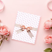 Pink Fandango Lila Valentinherz Wasserfarben Geschenkpapier