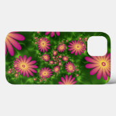 Pink Fantasy Blume Moderne Abstrakte Fraktal Kunst Case-Mate iPhone Hülle (Rückseite (Horizontal))
