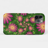 Pink Fantasy Blume Moderne Abstrakte Fraktal Kunst Case-Mate iPhone Hülle (Rückseite (Horizontal))