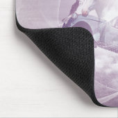 Pink Fantasy Flying Horse Butterfly Fairy Flügel Mousepad (Ecke)
