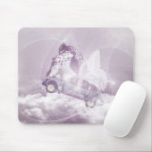 Pink Fantasy Flying Horse Butterfly Fairy Flügel Mousepad (Mit Mouse)