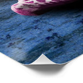 Pink Fantasy Giraffe Poster (Ecke)