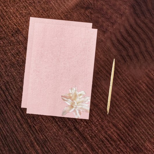 Pink Fantasy Lily Briefpapier