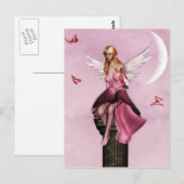 Pink Fantasy Postcard Postkarte (Vorne/Hinten)