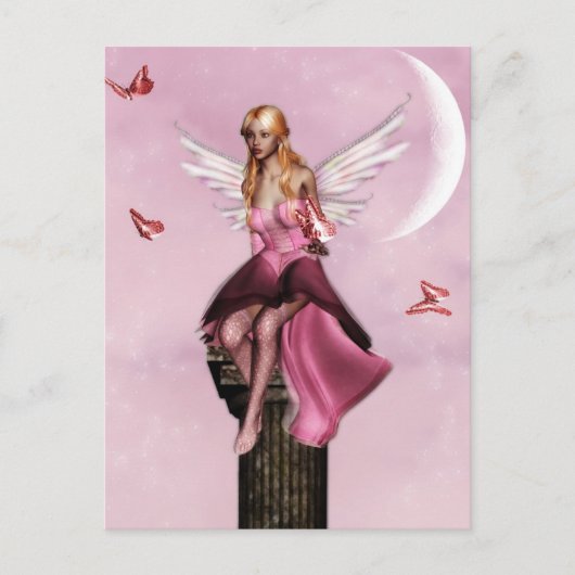 Pink Fantasy Postcard Postkarte (Vorderseite)